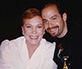 With the legendary Julie Andrews during <em>Victor Victoria</em>